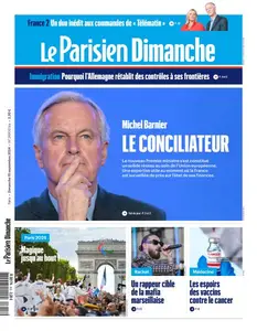 Le Parisien du Dimanche 15 Septembre 2024