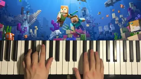 Learn To Play Minecraft Wet Hands On Piano (Step By Step)