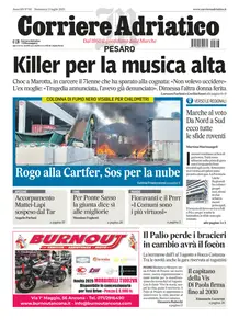Corriere Adriatico Pesaro - 13 Luglio 2025
