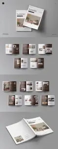 White Brown Modern Furniture Catalogue | 001