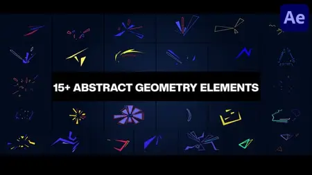 Abstract Geometry Elements for After Effects 50838491