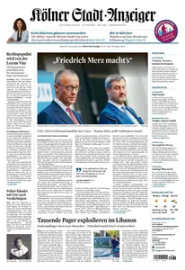 Kölner Stadt-Anzeiger Rhein-Bergischer Kreis - 18 September 2024