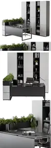3dsky - Office Furniture - Manager Set 23 3413692 - 3D Model