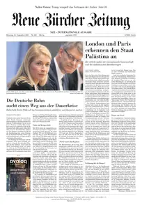 Neue Zürcher Zeitung (International) - 23 September 2025