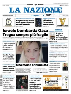 La Nazione La Spezia - 29 Ottobre 2025
