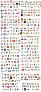 Line Icons Vector Collection