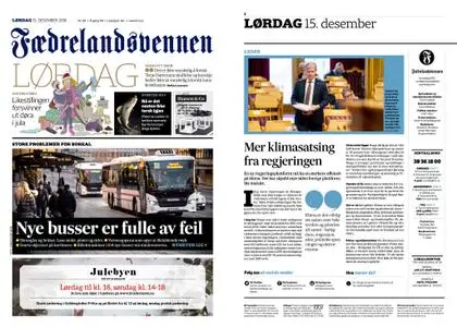 Fædrelandsvennen – 15. desember 2018