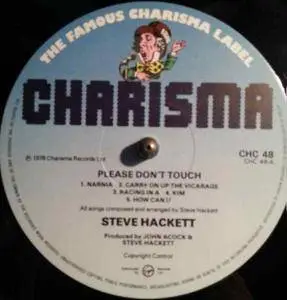 Steve Hackett - Please Don't Touch! (1978) [Vinyl Rip 16/44 & mp3-320 + DVD] Re-up