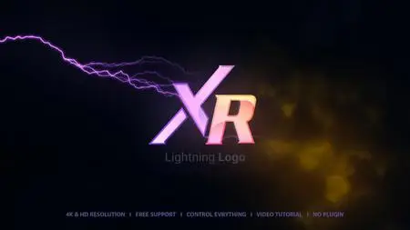 Lightning Logo Reveal 43311545