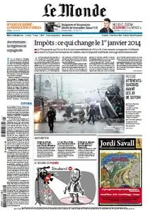 Le Monde du Mardi 31 Décembre 2013
