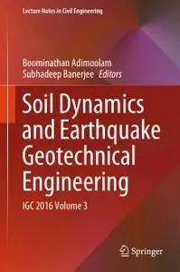 Soil Dynamics and Earthquake Geotechnical Engineering: IGC 2016 Volume 3