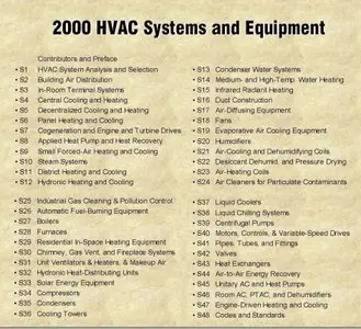 Ashrae 2000 HVAC Systems and Equipment Handbook