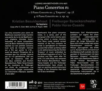 Kristian Bezuidenhout, Pablo Heras-Casado, Freiburger Barockorchester - Beethoven: Piano Concertos Nos. 2 & 5 ‘Emperor’ (2020)