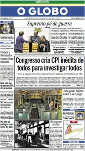 Jornal O Globo - 20 de abril de 2012 - Sexta