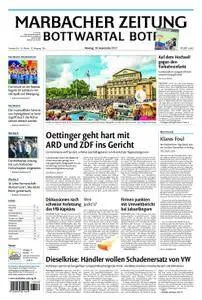 Marbacher Zeitung - 18. September 2017