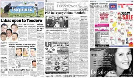 Philippine Daily Inquirer – March 13, 2009