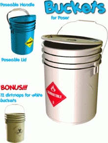 Buckets for Poser