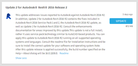 Autodesk Revit 2016 R2 Update 2