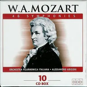 W.A.Mozart - 46 Symphonies (Alessandro Arigoni) CD10 of 10
