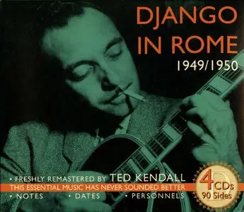 Django Reinhardt - Django In Rome 1949-1950 (2003) {4CD Box Set JSP Records JSP919}