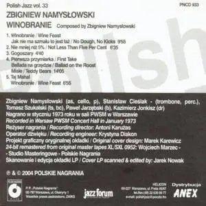Zbigniew Namyslowski - Winobranie (1973) {2004 Polskie Nagrania Muza} **[RE-UP]**