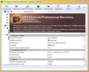 UFS Explorer Professional Recovery 5.11