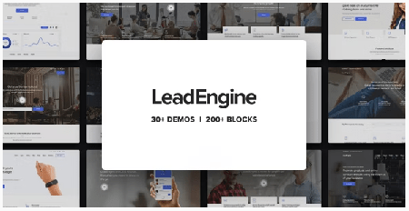 LeadEngine v4.1 - Multi-Purpose Theme with Page Builder NULLED
