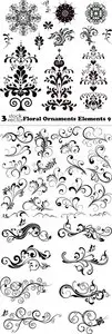 Vectors - Floral Ornaments Elements 9