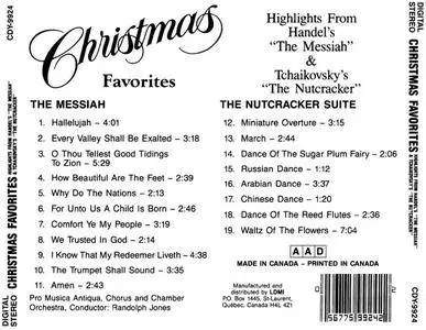 Pro Musica Antiqua, Chorus & Chamber Orchestra - Christmas Favorites (199-) **[RE-UP]**
