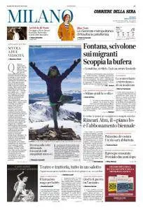 Corriere della Sera Milano - 16 Gennaio 2018