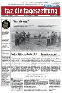 Tageszeitung TAZ vom 08 November 2013Text: