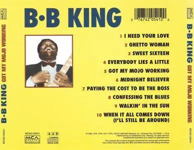 B.B. King - Got My Mojo Working (1989) [US 1st Press]