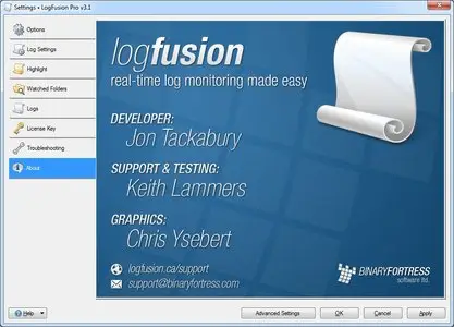Binary Fortress Software LogFusion Pro 3.1