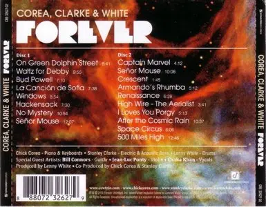 Corea, Clarke & White - Forever (2011) [2CDs] {Concord}