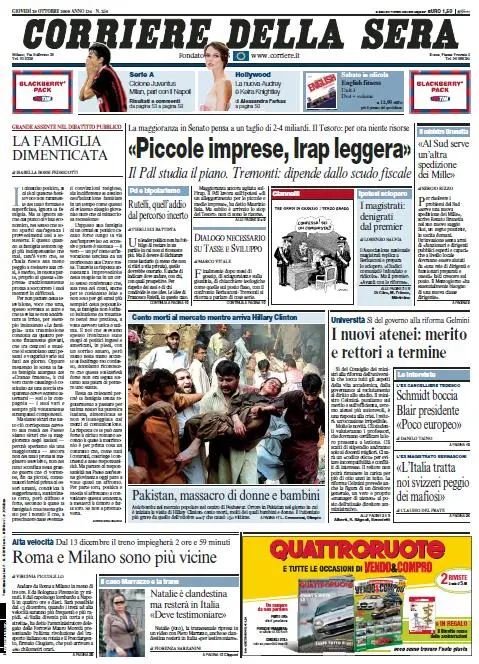 Il Corriere della Sera (29-10-09)
