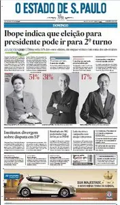 Jornal O Estado de SP em PDF, Domingo, 03 de Outubro de 2010