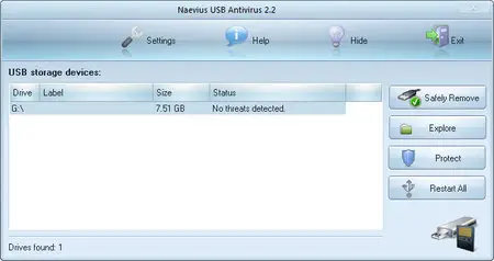 Naevius USB Antivirus 2.2 + Portable