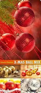 XMas Balls Stock Photos