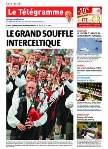 Le Télégramme Lorient – 05 août 2019