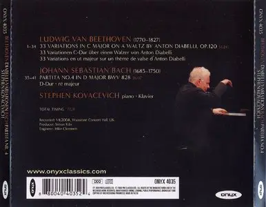 Beethoven: Diabelli Variations; Bach; Partita No. 4