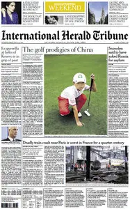 International Herald Tribune - Saturday, 13 July - 2013