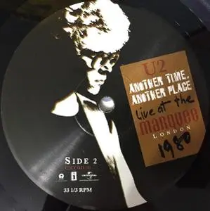 U2 - Another Time, Another Place - Live At The Marquee, London 1980 (2015) {LP U2.com} (Released on VINYL but not CD)