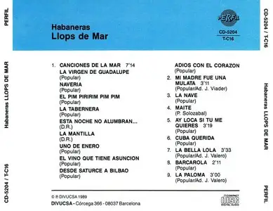 Llops de Mar – Habaneras. Canciones de la mar (1989)