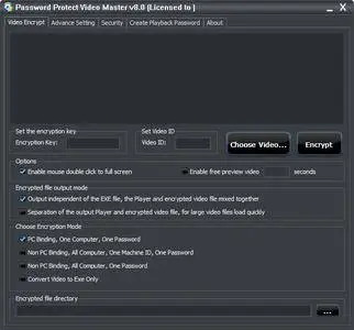 Password Protect Video Master 8.0 Portable