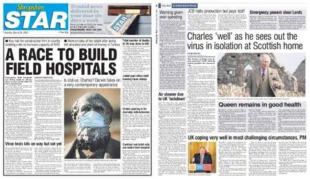 Shropshire Star Shrewsbury Edition – March 26, 2020