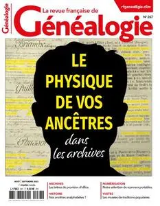 La Revue française de Généalogie - Août-Septembre 2023