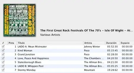 Various Artist - The First Great Rock Festivals Of The Seventies - Isle Of Wight / Atlanta Pop Festival (3 LP / FLAC)
