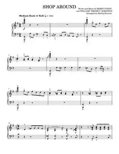 Shop Around - Captain & Tennille, Smokey Robinson, Smokey Robinson & The Miracles, The Miracles (Piano Solo)