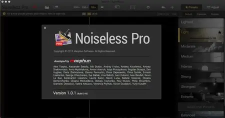 Noiseless Pro 1.0.1 build 245 Mac OS X