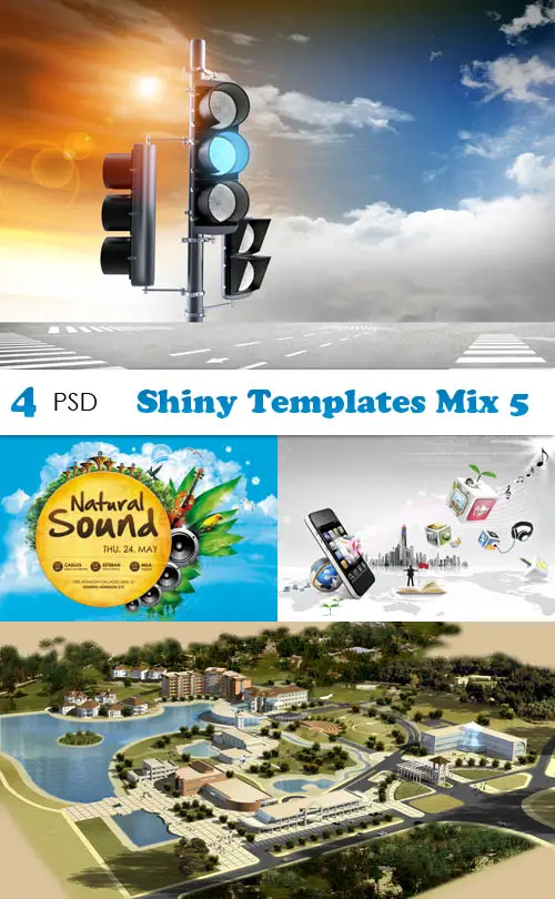 PSD Shiny Templates Mix 5 / AvaxHome